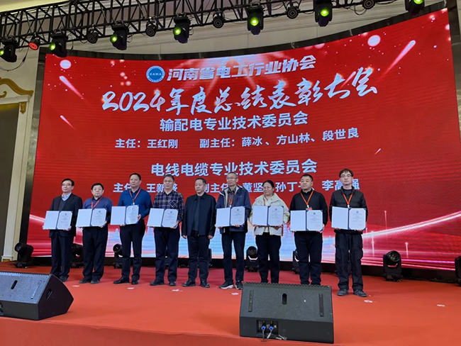 完美网页版-完美（中国）官方荣获河南省电工行业双优称号， 持续助力电力行业发展